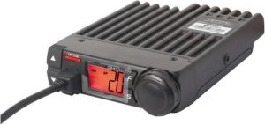 UHF CB RADIO 80CH The NEW compact 5 Watt UHF CB radio can be easily installed in tight spaces. 12Vdc. Ideal for use in trucks, 4WDs and caravans.
