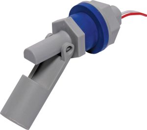 Horizontal Float Switch 200V 1.0A S1160A New model with increased current handling. Fully immersible. Ideal for water tank systems such as rain or waste water management, activating boat bilge pumps etc.