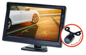 5" REAR-VIEW MIRROR & CAM KIT - GATOR the new Gator GRV50KT wired reversing kit features a high-brightness & resolution 5 inch display & an adjustable adhesive mount.