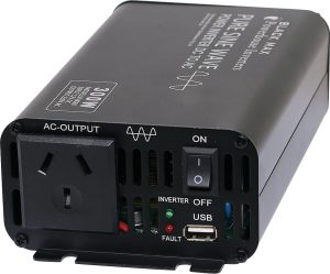 FREE DELIVERY M8060 • 300W 12V DC To AC Pure Sine Wave Power Inverter ALTRONICS, this compact unit is designed to deliver pure AC output for powering difficult loads such as appliances with switchmode power supplies 